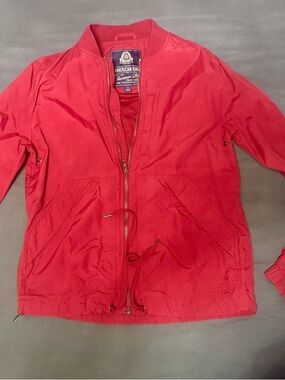American Rag Red Women's Lightweight Bomber Jacket